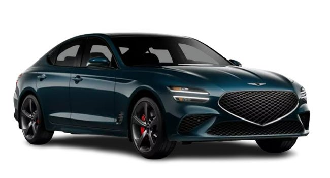 2027 Genesis G70 Front Right Quarter View Price in USA
