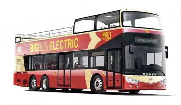 Ankai 12M Electric Double Decker Sightseeing Bus Price in Macedonia