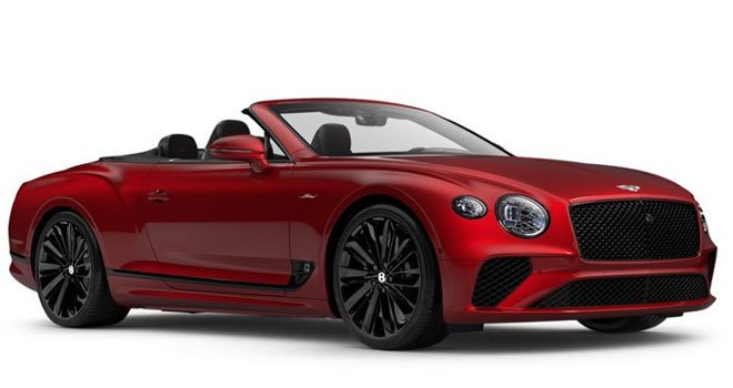 Bentley Continental GT Speed Convertible 2024 Price in Canada