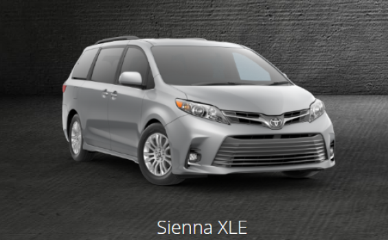 Toyota Sienna XLE	 Price in South Africa