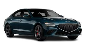 2027 Genesis G70 Front Right Quarter View
