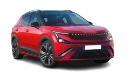 2027 Skoda Epiq Sportline fornt three-quarter view 